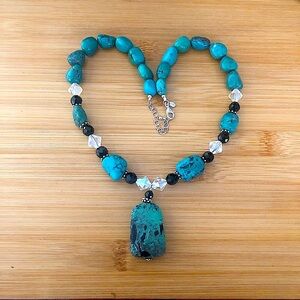 $98  Designer Estate Necklace  Sterling Silver  Marked SX 925 CHINA